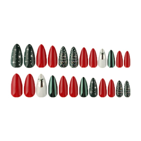 IC Jul nagelkonst, jul nagelklistermärken, stil 5
