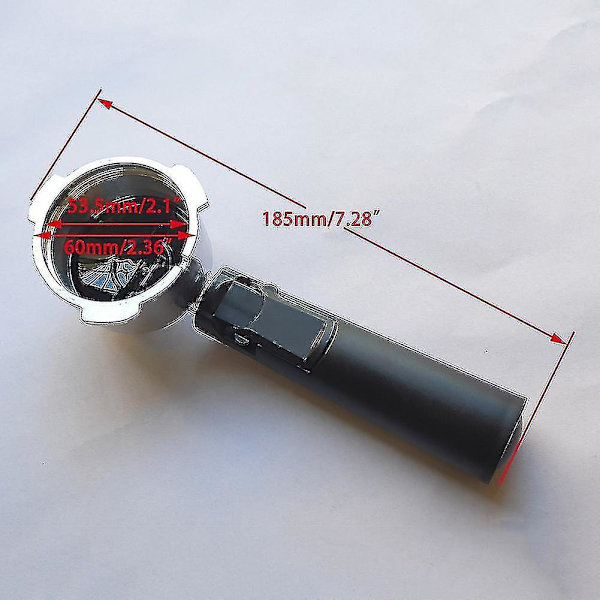51mm pohjaton kahvin suodatin Portafilter Homix pidikkeelle 60mm 15-20bar espressokahville