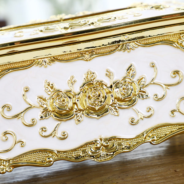 IC Tissue box vardagsrum ljus lyx high end matbord prydnad