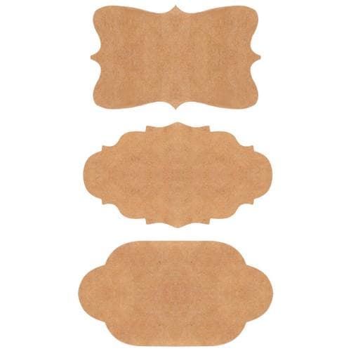 Liima-tarrat / Tarrat rullassa - 300 kpl Brown Brun