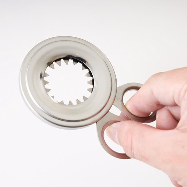 eggtoppskjærer - rustfritt - stål - Eggeskallskjærer - eggholder - Eggseparator - Kutter - raskt - tidsbesparende - gourmeteggeskjæring
