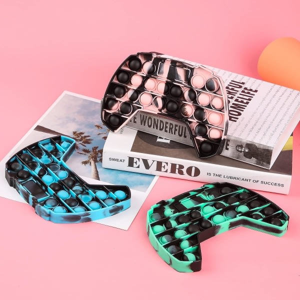 IC Pop-spillkontroll Gamepad-formet Pop-it-sensorisk leketøy