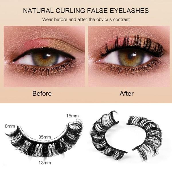 4 par irtoripsiä Russian Strip Lashes 4007 4007 4007