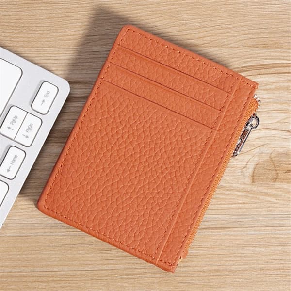 Practical Bus Card Holder Wallet for Men and Women with Multiple Card Slots Red Red Red