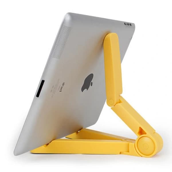 Bärbar Universell Tabletthållare - Justerbart Vikbart Skrivbordsfäste för iPad Air, Xiaomi & Samsung