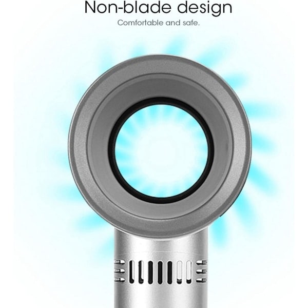 IC CNE Mini håndholdt bladfri ventilator Bærbar skrivebordsventilator