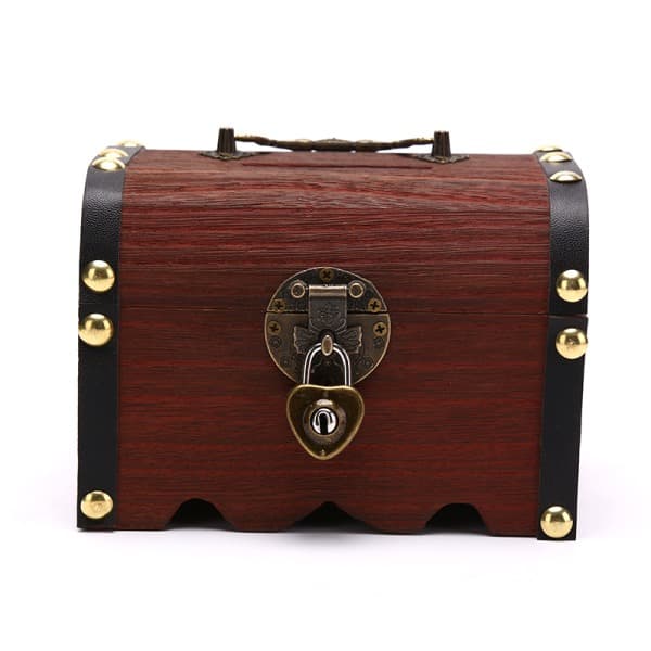 1. Vintage Skatteopbevaringsboks Spargris Organizer