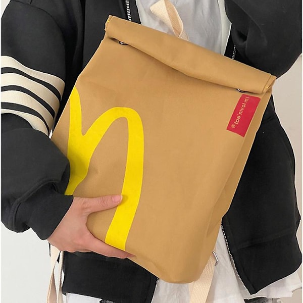 Ryggsäck med McDonalds-mönster