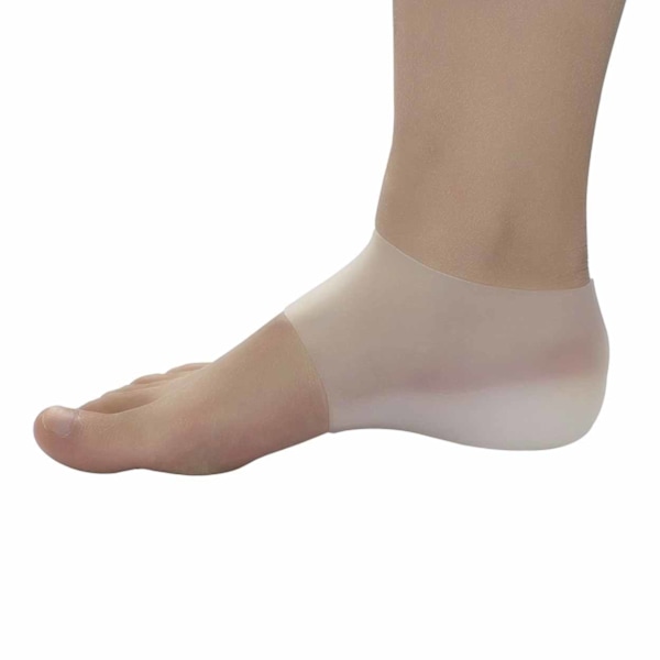 Pidemmät Sukat - Geelikantapäätyynyt Korotetut Kengänpohjalliset 3cm Valkoiset white