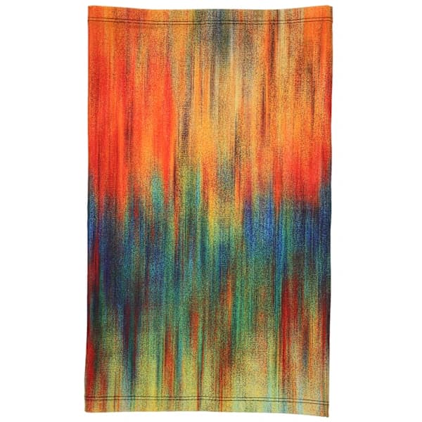 Fleece Halsvarmer Vindtett Varm Pustende Multifunksjonell Ansiktsmaske for Sykling Oransje Gradient