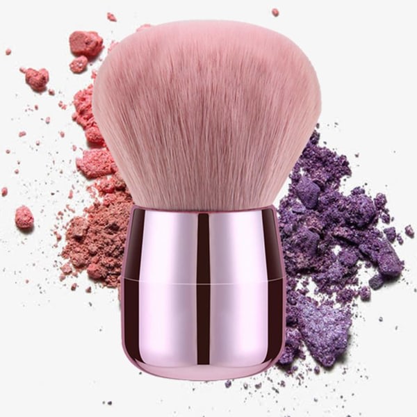 IG Kabuki Powder Brush Multi Purpose Makeup Brushes fluffiga Mjuka rund borste