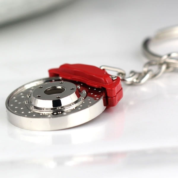 Creative Spinning New Disc Brake Keychain Nyckelring Ring Key IC
