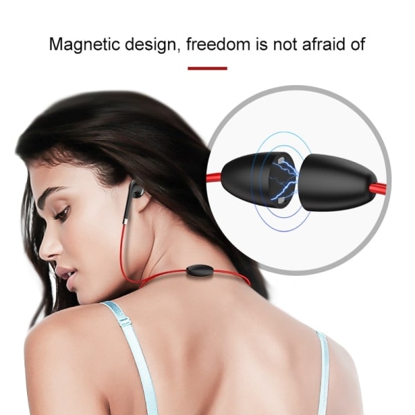 IC Bluetooth-kuulokkeet magneettiset urheilun langattomat kuulokkeet kaulapannalla mikrofonilla sopivat Xiaomi Redmi Huawei P30:lle