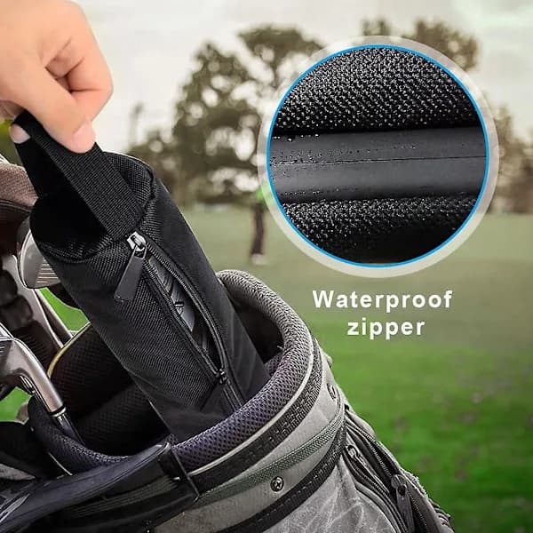 Insulated Beer Cooler, Portable Golf Accessory for Golf Bag