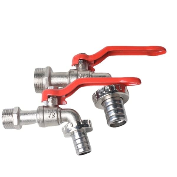 IC Vannbeholdertilkobling S60X6 - ECO messingkran 15 mm + Nr