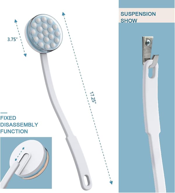 Håndholdt Applikator & Massager - 19 Ruller 43 cm Lang - Til Solcreme & Lotion
