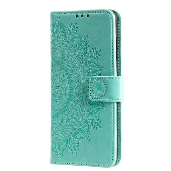 IC Samsung Galaxy S21 Plus - Mandala-lompakko - Vihreä Vihreä Vihreä