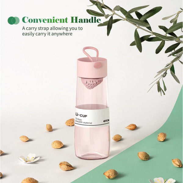IC 500 ml vesipullo, muovi, keittiö, ulkoilulajit (vaaleansininen)—