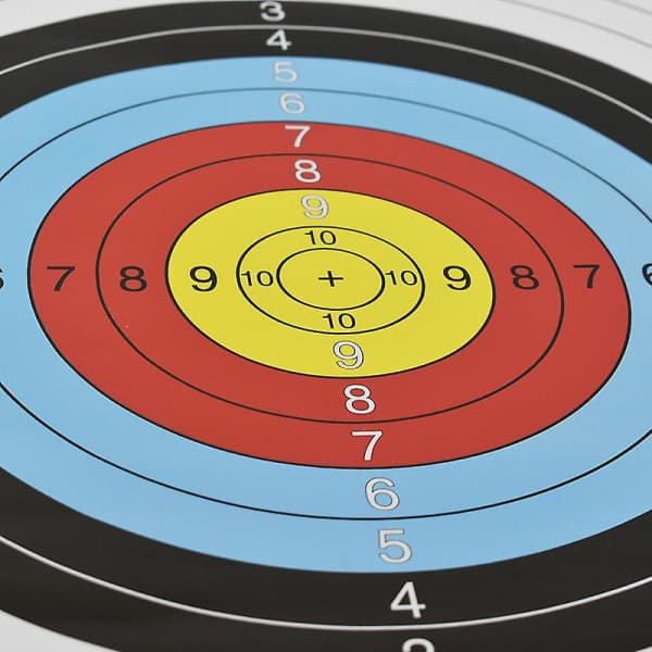 IC 20 stycken Professionella bågskytte Ringnummer Målpapper Skyttetillbehör
