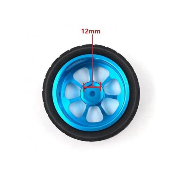 IC 65mm kumirengas yhteensopiva WltoysA959-b 124019 124018 Rc, punainen
