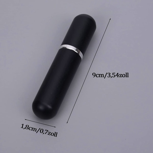 IC Suihkepullo, täytettävä, 5 ml, 2 kpl