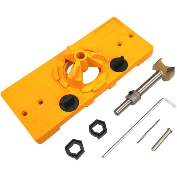IC Hulsav med hængsler Set Jig 35 mm Guide Locator Hulsav