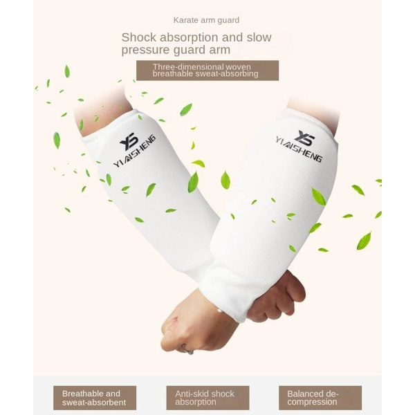 IC Taekwondo stof kombination hånd knytnæve/underarms puder Armskydd beskyttelse, kampsport MMA karate sparring træning