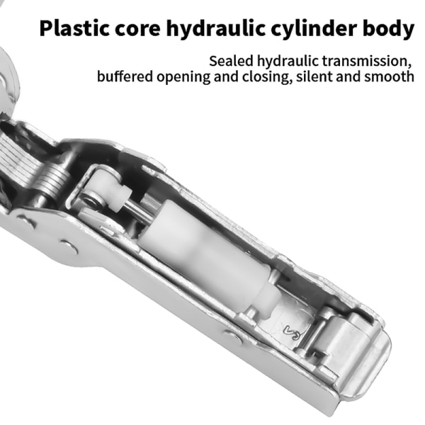 IC 3D Justerbar Buffer Hydraulisk Quick Fit Garderob Gångjärn Punchin A1 A1