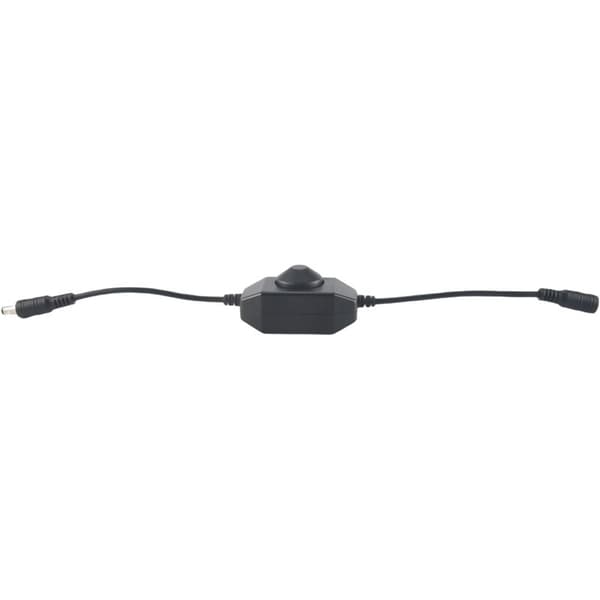 LED Strip Lysdæmper, DC 12V-24V 6A Lysdæmper, Egnet til 3528, 5050, 5630 LED Reblys (Sort)