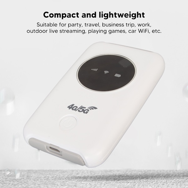 4G LTE USB WiFi Modem 300 Mbps ulåst 5G WiFi SIM-kortslot Indbygget 3200 mAh Trådløs bærbar WiFi-router