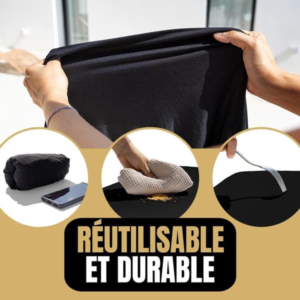 Svart - rektangulär - elastisk - alla - tillfällen - Festduk - Födelsedagsfestdekoration - 183 - 76 - cm - Trädgårdsduk
