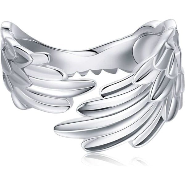 IC Ring med änglavingar i sterlingsilver, justerbar storlek