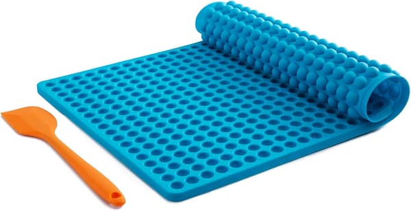 Silikonebageplade til hundegodbidder Slikform Mini rund hundekiks bageplade Non-stick form, 40,6 x 27,9 cm
