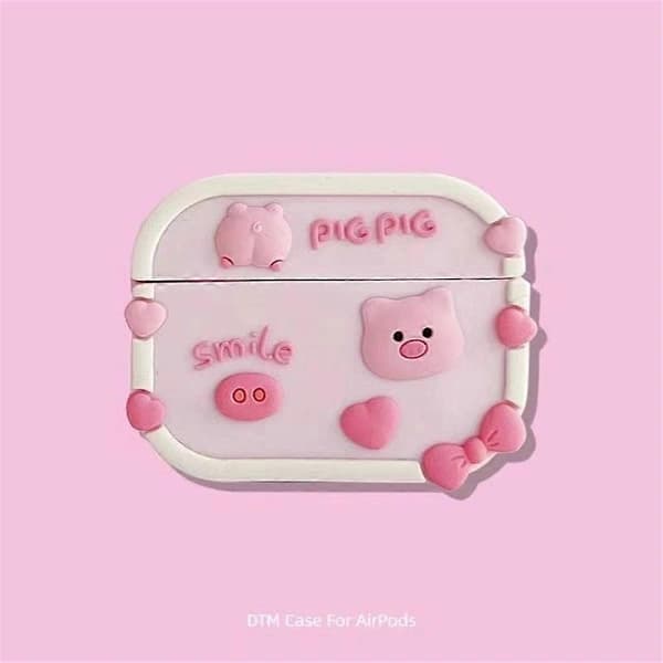 Typ A No.3 Anti-scratch Protection for Pro 4 Cute Cartoon Bluetooth Earphone Silicone Case