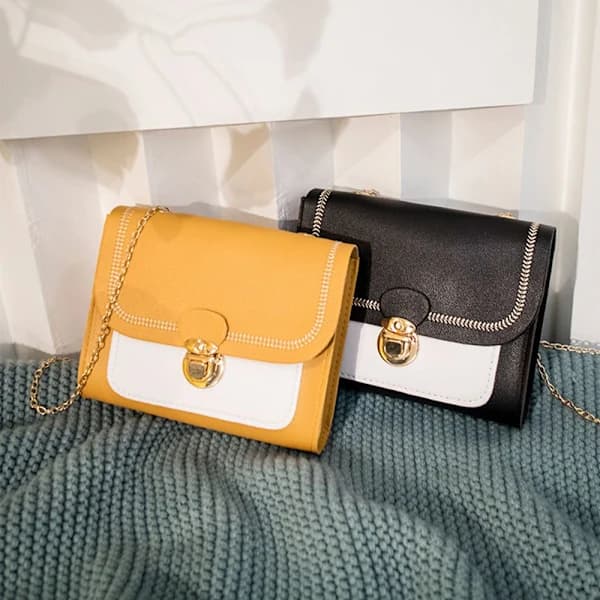 Mini Crossbody Vesker Dame Messenger Bag LYSEGRÅ Lysegrå Lys grå Light grey