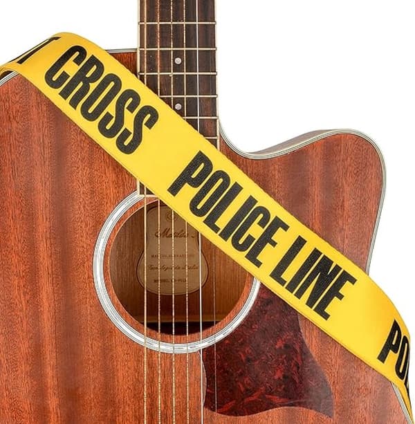 Gitarrrem - Gitarrremband - Lyxig gitarrrem - Gitarrrem - Universal - Premium justerbar gitarrrem - för elgitarr, akustisk gitarr