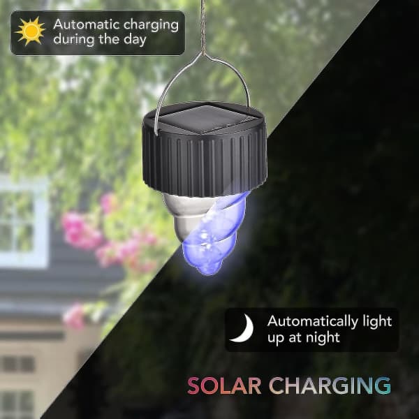IC Solar Glödlampor Utomhus Vattentäta Trädgård Camping Hängande 6-pack