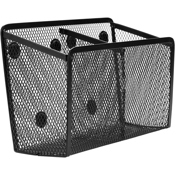 IG Magnetisk pennhållare, 2 fack Mesh penna i rostfritt stål