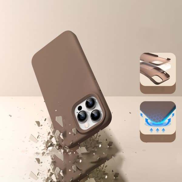 IC Neste silikonikuori iPhone-sarjalle, sopii iPhone14 pro max