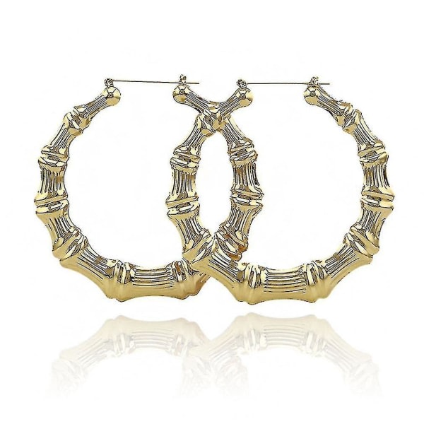 IC Örhängen Large Circle Bamboo Iron Hoops for Party