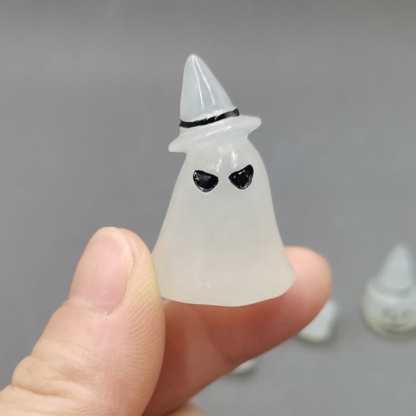 IC 4/8 kpl koriste mini-luminoiva haamu koriste Halloween-koriste B
