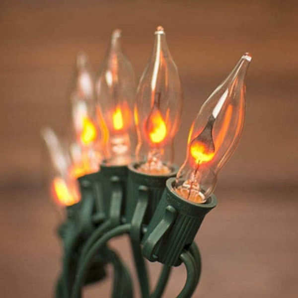IC E14 E27 LED Edison-pære 3W 220V Flamme Ild Belysning Lampara Tun 2