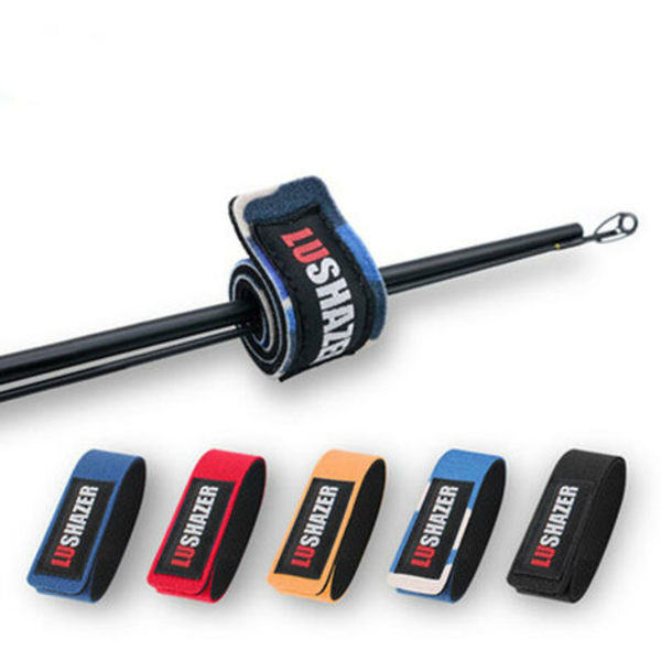 IC Elastisk fiskespøbelte, elastiske fiskespøband for fiskesnøre og fiskesnøre, Fonepro 5 stk