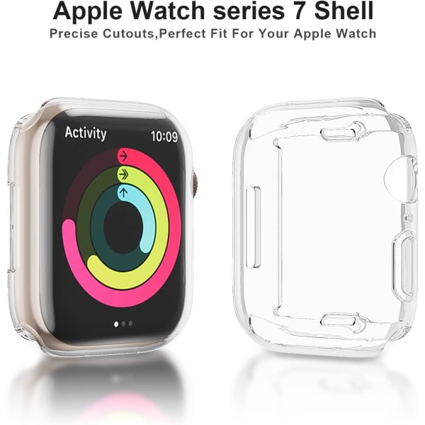[2-pakning] Apple Watch Series 8 Series 7 45 mm skjermbeskyttelse IC