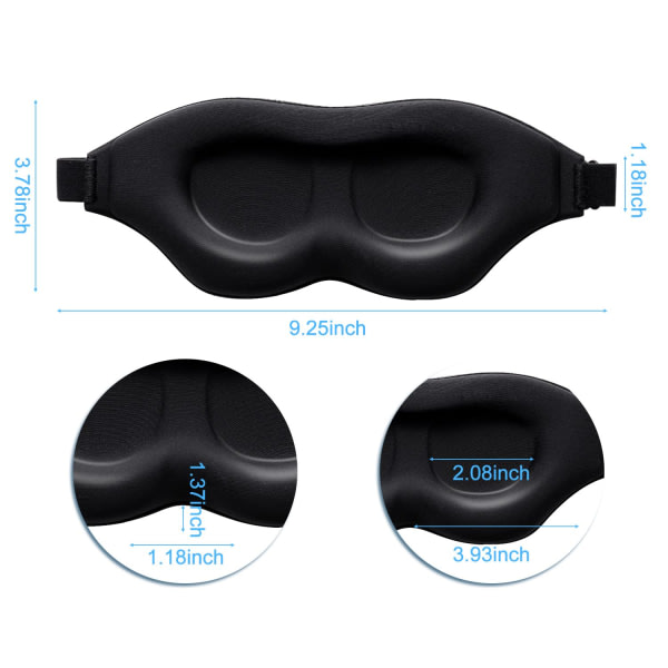 IC NOE 3D Contour Deep Pocket Lash Protector Eye Mask