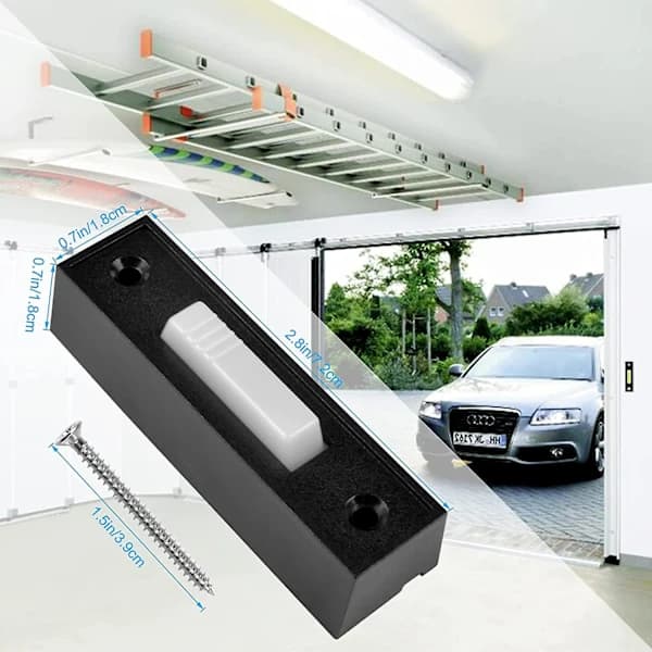 2 pcs Universal Garage Door Opener Wall Mounted Push Button 41a4166 Light Black Finish With