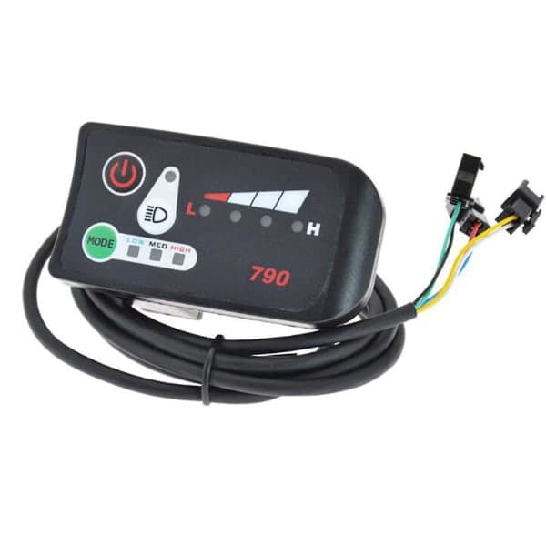 Intelligent LED 790 Display Elcykeldatorpanel, 36V