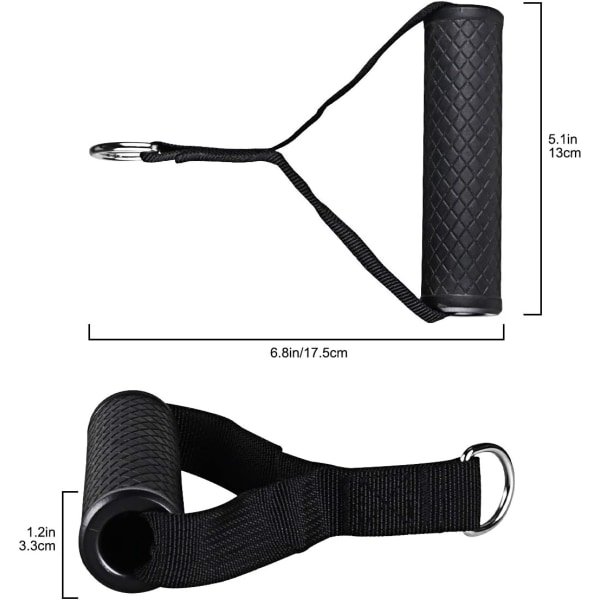 IC Motståndsbands Handtag Heavy Duty Kabelmaskinfäste
