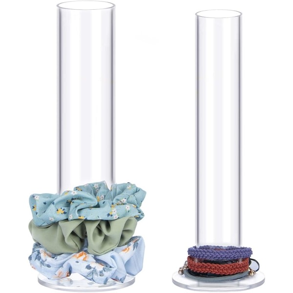 IC 2-delt Akryl Scrunchie Holder Organizer? Hårbånd Display