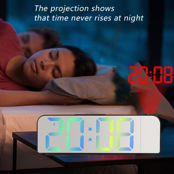 IC Enkel väckarklocka LED digital display elektronisk klocka
